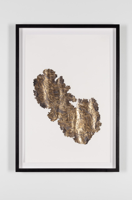 Santiago Reyes Villaveces, ‘Fever Narino (Cubicara) ’, 2019, Drawing, Collage or other Work on Paper, Graphite, 24k gold and gold leaf on paper., Emerson Dorsch