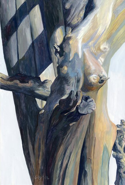 Gillian Bradshaw-Smith, ‘Finding Daphne #25 (Proud)’, 2014, Painting, Gouache on paper, Ro2 Art