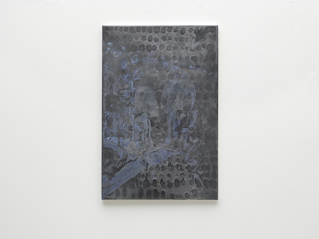 Morten Skrøder Lund. Untitled, 2018. Aluminum, gesso, oil on canvas. 90 x 60 cm Morten Skrøder Lund. Untitled, 2018. Aluminum, gesso, oil on canvas. 90 x 60 cm