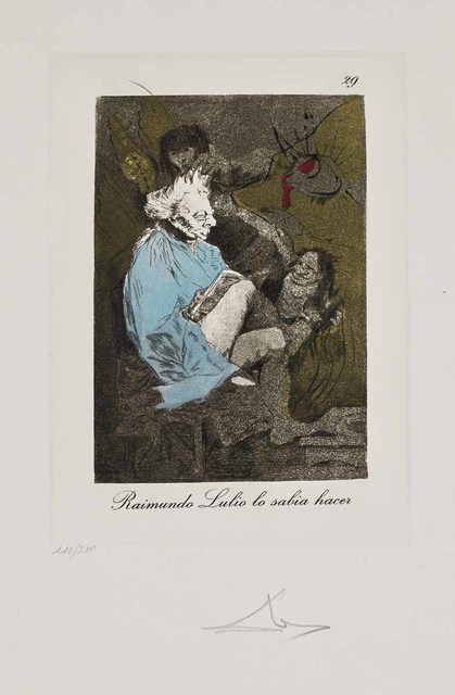 Salvador Dalí, ‘Raimundo Lulio lo sabia hacer (Les Caprices de Goya de Dalí, #29)’, 1977, Martin Lawrence Galleries
