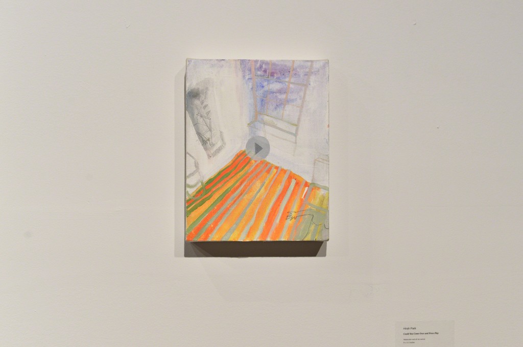 Hirah Kim, Will You Come Over and Press Play, acrylic on canvas, The Inaugural Art Show, Gallery Madison Park Hirah Kim, Will You Come Over and Press Play, acrylic on canvas, The Inaugural Art Show, Gallery Madison Park