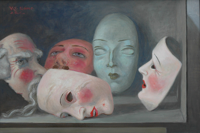 Volker Stelzmann, ‘Fünf Masken’, 2016, DIE GALERIE