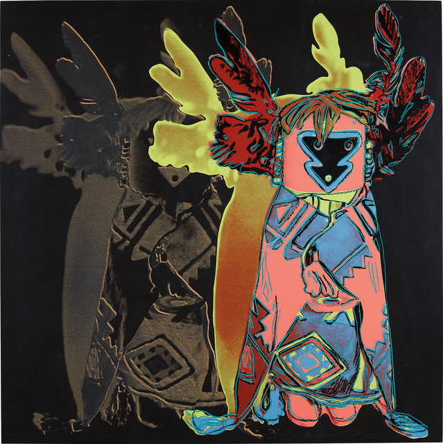 Andy Warhol, ‘Kachina Doll, from Cowboys and Indians’, 1986, Print, Unique screenprint in colors, on Lenox Museum Board, the full sheet, Phillips