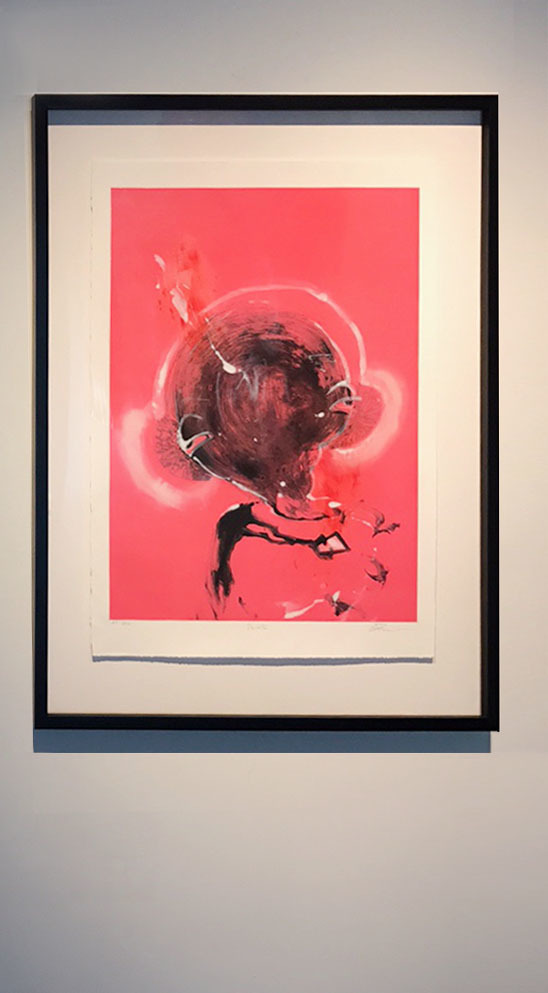 Sally French, Delete 2017 offset monotype, varied edition of 150, 27 x 20 inches, each print unique Sally French, Delete 2017 offset monotype, varied edition of 150, 27 x 20 inches, each print unique