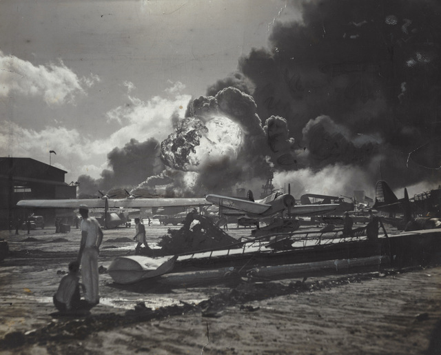 Anonymous, ‘U.S. Navy Photograph - Hawaii Naval Station Air Raids, Dec 7 1951’, 1951, Elizabeth Houston Gallery