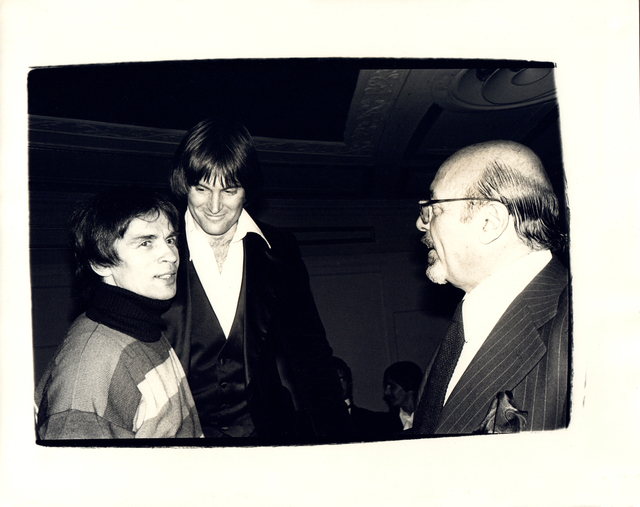 Andy Warhol, ‘Andy Warhol, Photograph of Rudolf Nureyev, Bruce Jenner, and Ahmet Ertegen circa 1982’, ca. 1982, Hedges Projects