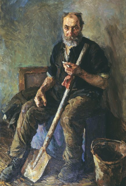 Lyudmila L´Vovna Skubko-Karpas, ‘Street sweeper’, 1951, Surikov Foundation