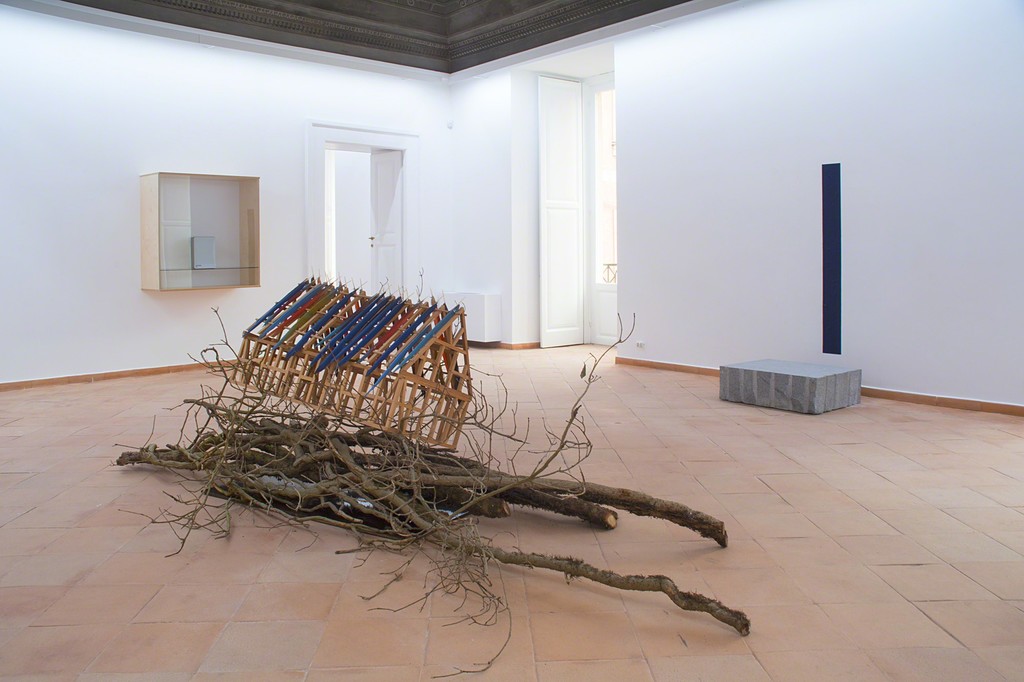 Giovanni Anselmo - Lothar Baumgarten - Haim Steinbach, installation view Giovanni Anselmo - Lothar Baumgarten - Haim Steinbach, installation view