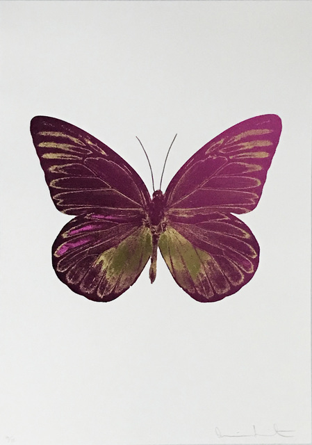 Damien Hirst, ‘The Souls I, Fuchsiapink-Orientalgold’, 2010, Print, Foilblockprint, Kunsthuis Amsterdam