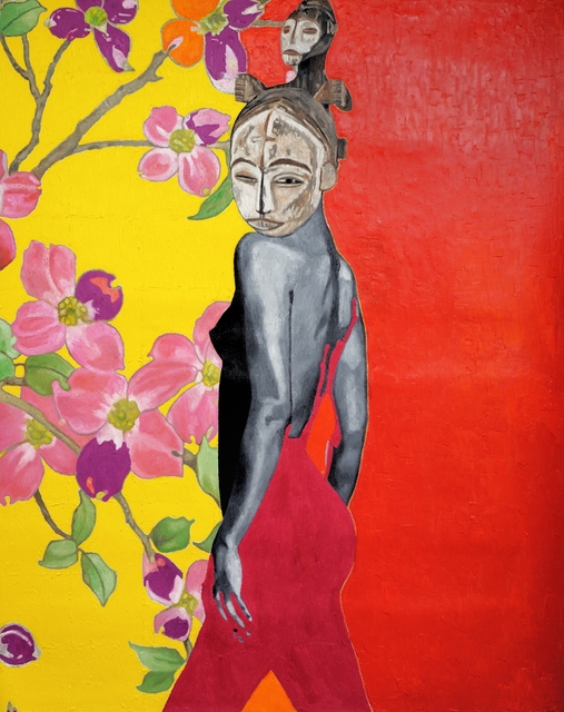 Wole Lagunju, ‘Spirit Rites’, 2017, Painting, Oil on Canvas, EBONY/CURATED