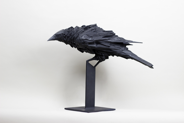 Yoann Mérienne, ‘Corbeau II’, 2020, Sculpture, Bronze, Galerie Bayart