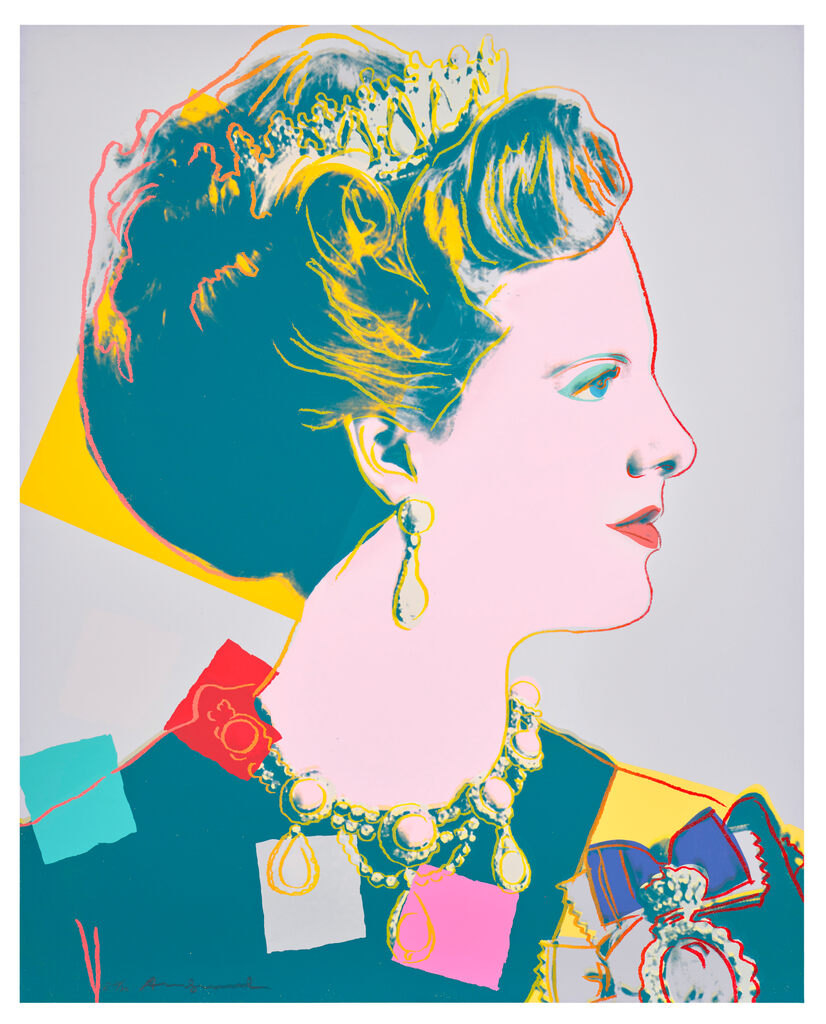 Andy Warhol - Queen Margrethe II of Denmark, from Reigning Queens (Royal Edition) (F. & S. 342A)