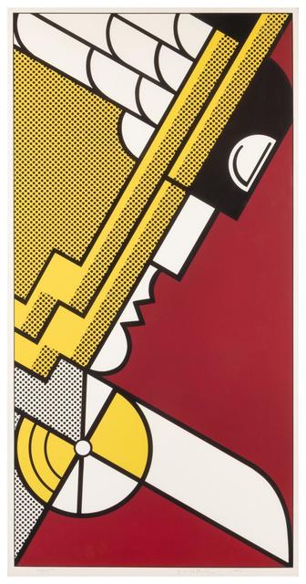 Roy Lichtenstein, ‘Salute to Aviation’, 1968, Print, Color screenprint, Hindman