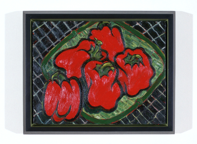 Helen Oji, ‘Red Peppers’, 1991, Painting, Oil on canvas, Estrada Fine Art