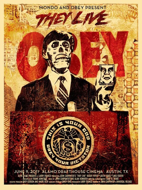 Shepard Fairey (OBEY), ‘They Live Mondo’, 2011, Dope! Gallery