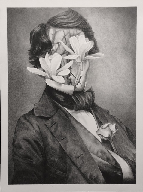 Nick Fierro, ‘Gift’, 2019, Drawing, Collage or other Work on Paper, Charcoal on bristol paper, Haven Gallery