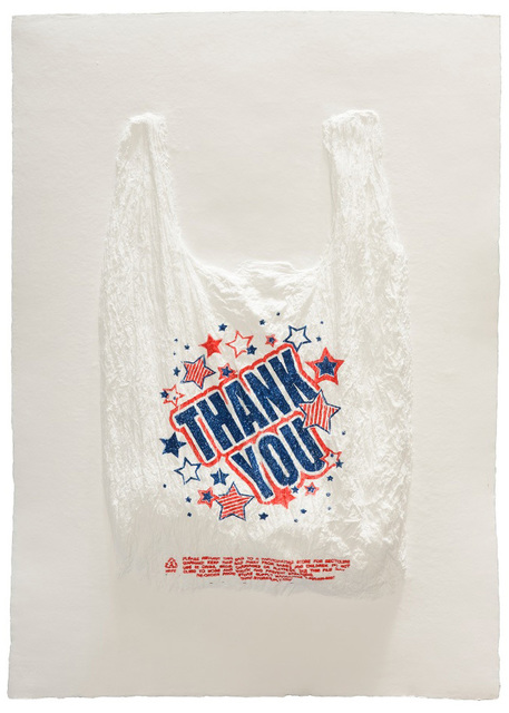 Analía Saban, ‘THANK YOU Plastic Bag’, 2016, Kenneth A. Friedman & Co.