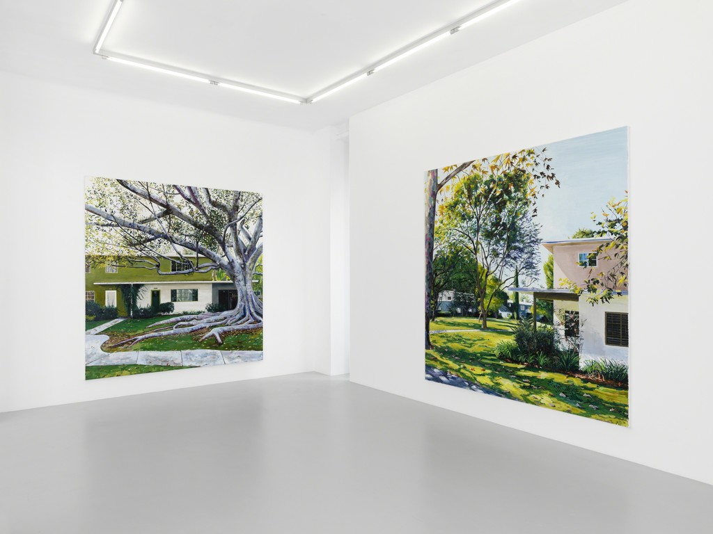 Yves Bélorgey, Baldwin Hills Village (Village Green), Galerie Xippas, Geneva, Switzerland, 2016. ©Annik Wetter Yves Bélorgey, Baldwin Hills Village (Village Green), Galerie Xippas, Geneva, Switzerland, 2016. ©Annik Wetter