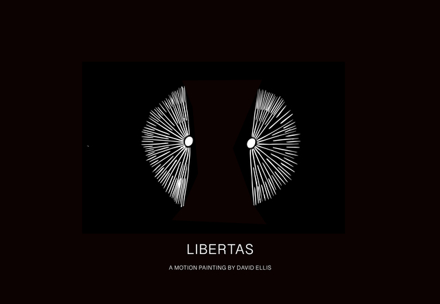 David Ellis, ‘Libertas’, 2019, Mixed Media, 5:00 min. duration motion painting and 6 Archival Pigment prints, Galeria de Babel