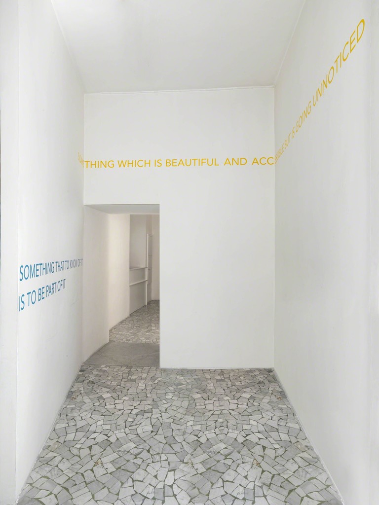 Robert Barry - troublesome - partial view of the exhibition - March 2011 - Galleria Alfonso Artiaco, Napoli Robert Barry - troublesome - partial view of the exhibition - March 2011 - Galleria Alfonso Artiaco, Napoli