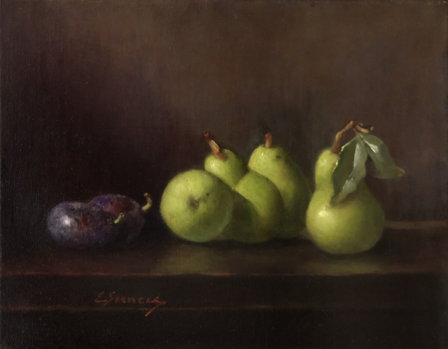 Elizabeth Spencer, ‘Green and Violet’, 2019, The Galleries at Salmagundi