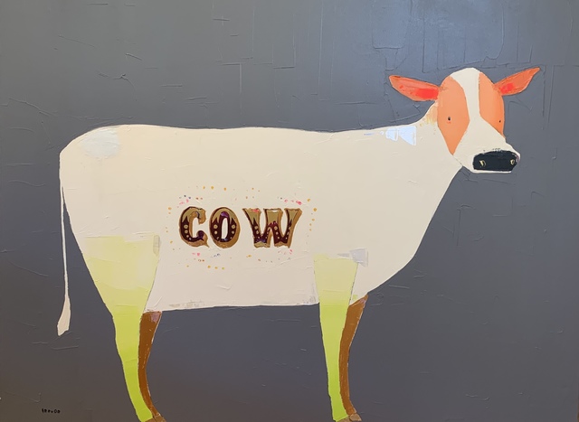 Trevor Mikula, ‘Cow’, 2019, Painting, Acrylic on Canvas, Shain Gallery