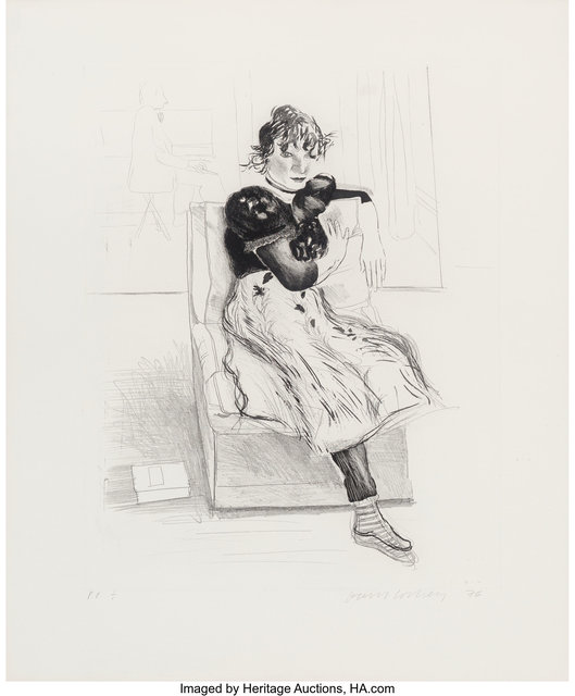 David Hockney, ‘Celia Observing’, 1976, Heritage Auctions