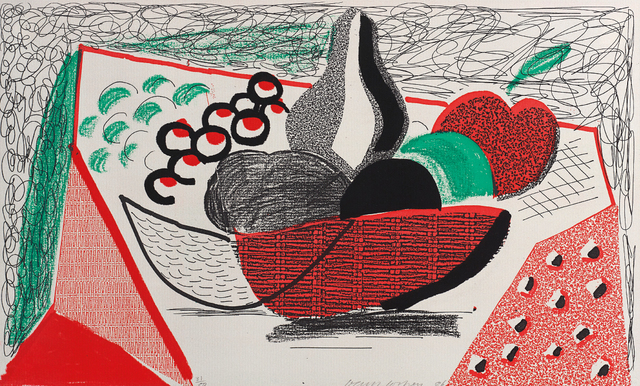 David Hockney, ‘Apples, Pears & Grapes, May 1986’, 1986, Phillips