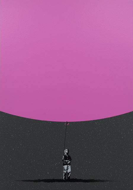 Eelus, ‘Hold On To What You Got’, 2019, Painting, Aerosol on panel (balloon can be painted to specific color upon request), Hashimoto Contemporary
