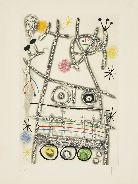 Joan Miró, ‘Les Forestiers (gris) (The Foresters - Grey)’, 1958, Phillips