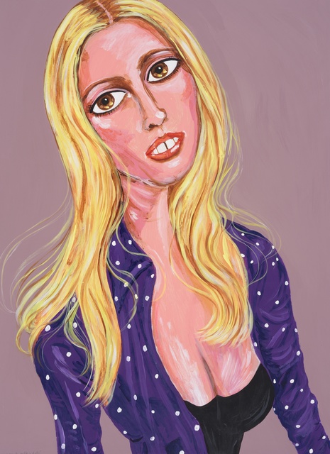 Stella Vine, ‘‘Lara purple polkadots’’, 2014, Cob