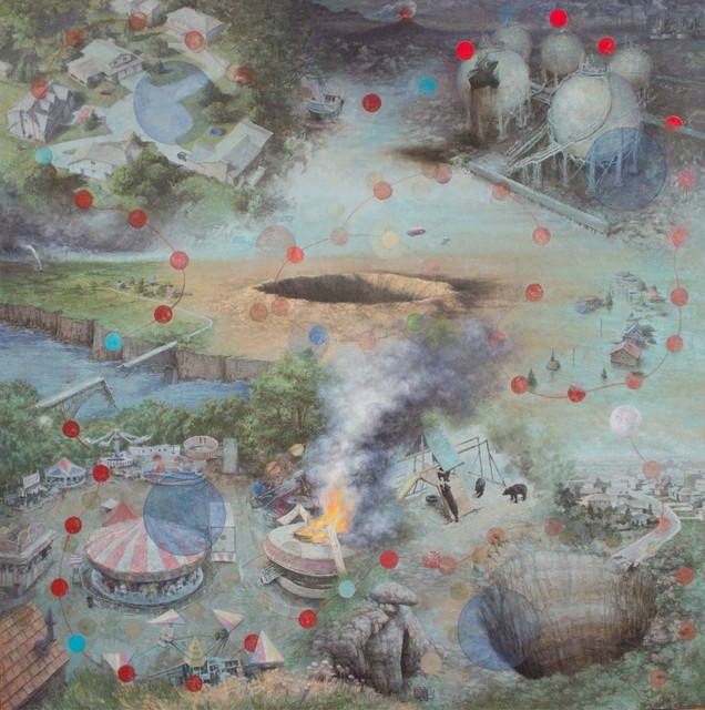 Michèle Fenniak, ‘Disaster’, 2013, Painting, Oil on panel, Forum Gallery