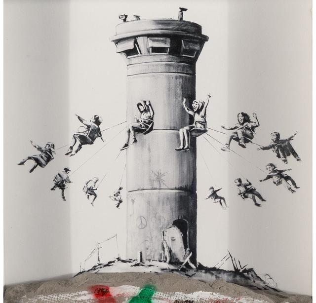 Banksy, ‘Walled Off Hotel with Piece of Wall’, 2017, The Drang Gallery