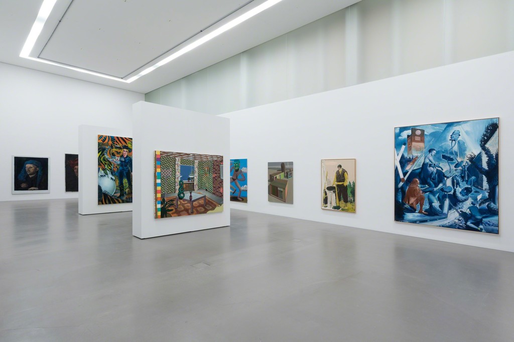 Installation view MDBK MEETS G2 with art works by Jochen Plogsties, Sebastian Gögel, Matthias Weischer, Christoph Rückhäberle, Ulf Puder & Neo Rauch © the artists & MdbK Leipzig, photo: Dotgain.info Installation view MDBK MEETS G2 with art works by Jochen Plogsties, Sebastian Gögel, Matthias Weischer, Christoph Rückhäberle, Ulf Puder & Neo Rauch © the artists & MdbK Leipzig, photo: Dotgain.info