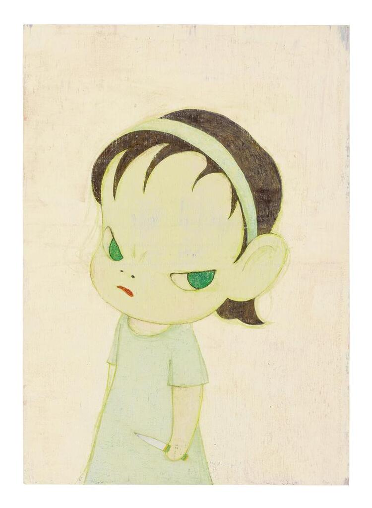 Yoshitomo Nara - Girl with a Knife