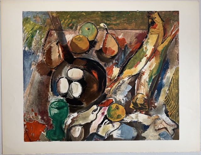 Charles Dufresne, ‘Nature Morte Fruits et Légumes’, 1920 / Printed 1971, Print, Lithographic poster on Arches vellum, Puccio Fine Art