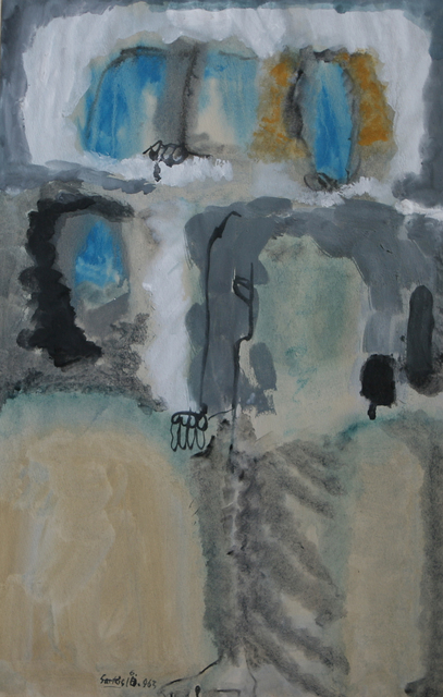 Sarkis, ‘Untitled (1963.10.6)’, 1963, Drawing, Collage or other Work on Paper, Mixed media on paper, Galerie Nathalie Obadia