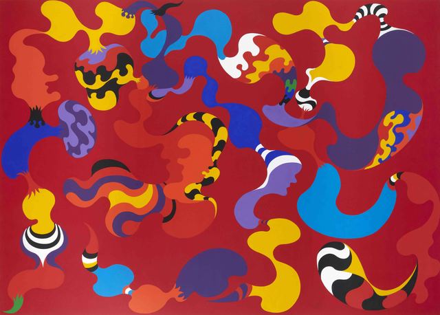 Mauro Perucchetti, ‘Untitled’, 2018, Painting, Acrylic on canvas mounted on board, Alon Zakaim Fine Art