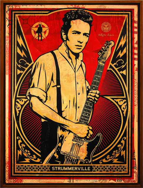 Shepard Fairey, ‘Strummerville ’, 2014, Underdogs Gallery
