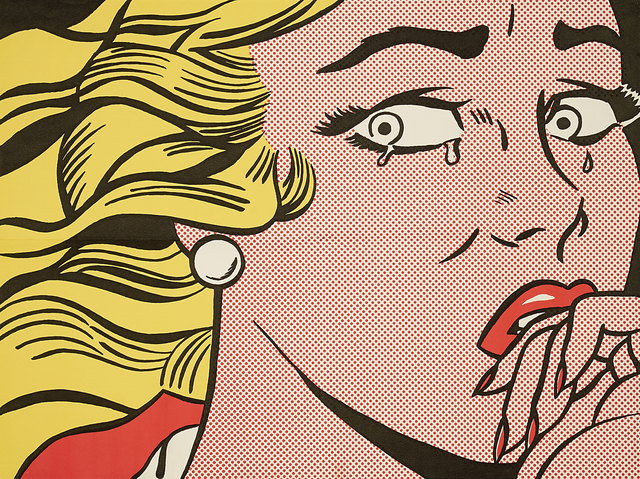 Roy Lichtenstein, ‘Crying Girl’, 1963, Print, Offset lithograph in colors (mailer), Rago/Wright