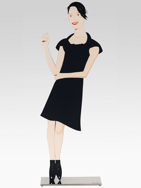 Alex Katz, ‘Black dress 7 (Carmen)’, 2018, Opera Gallery