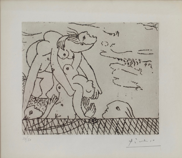 Pablo Picasso, ‘Le Sauvetages de la Noyee (The Rescue of the Drowned) I’, 1932, Rachael Cozad Fine Art
