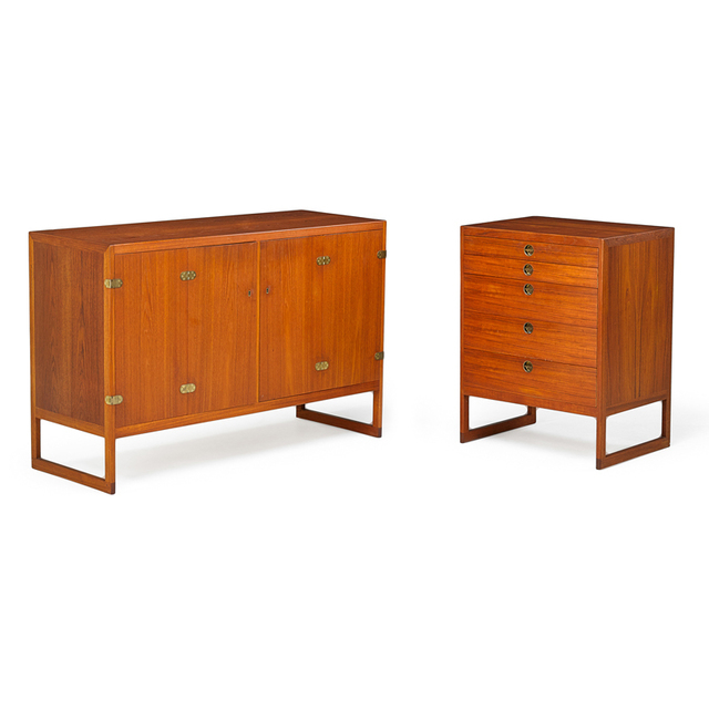Börge Mogensen, ‘Two Cabinets, Denmark’, 1950s, Rago/Wright