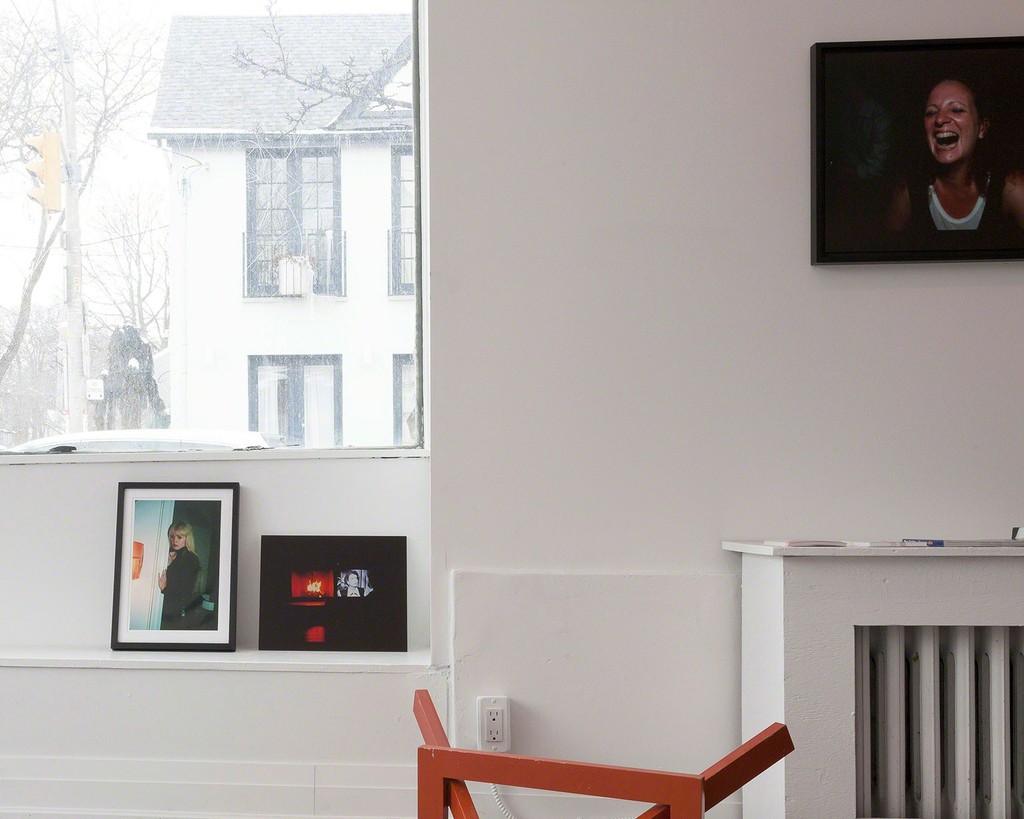 Nan Goldin: "Joey at Sag Harbour, 2000", "Joan Crawford's Eyes on Fire. Thanksgiving, New Jersey, 2005", "Self Portrait Laughing, Paris, 1999" and "Kathleen White Modeling Helmut Lang, NYC, 1996" Nan Goldin: "Joey at Sag Harbour, 2000", "Joan Crawford's Eyes on Fire. Thanksgiving, New Jersey, 2005", "Self Portrait Laughing, Paris, 1999" and "Kathleen White Modeling Helmut Lang, NYC, 1996"