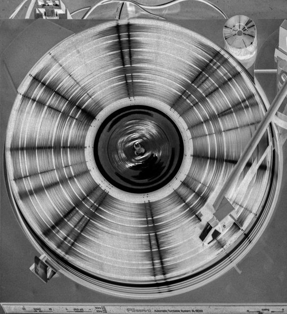 Shannon Ebner, ‘B SIDE: INVERTED RECORD *Left: Still from The Wooster Group's B SIDE: NEGRO FOLKLORE FROM TEXAS STATE PRISONS; photographed at the Creative Arts Initiative, University at Buffalo, Buffalo, New York on February 9th, 2018,’, 2019, Altman Siegel