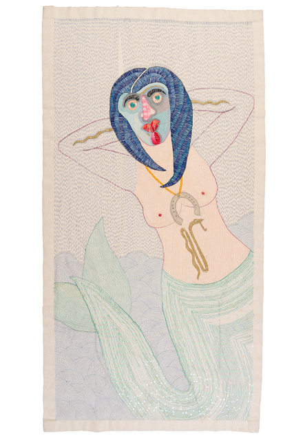 Paloma Castillo, ‘Eva’, 2021, Textile Arts, Hand Embroidery in linen, Isabel Croxatto Galería