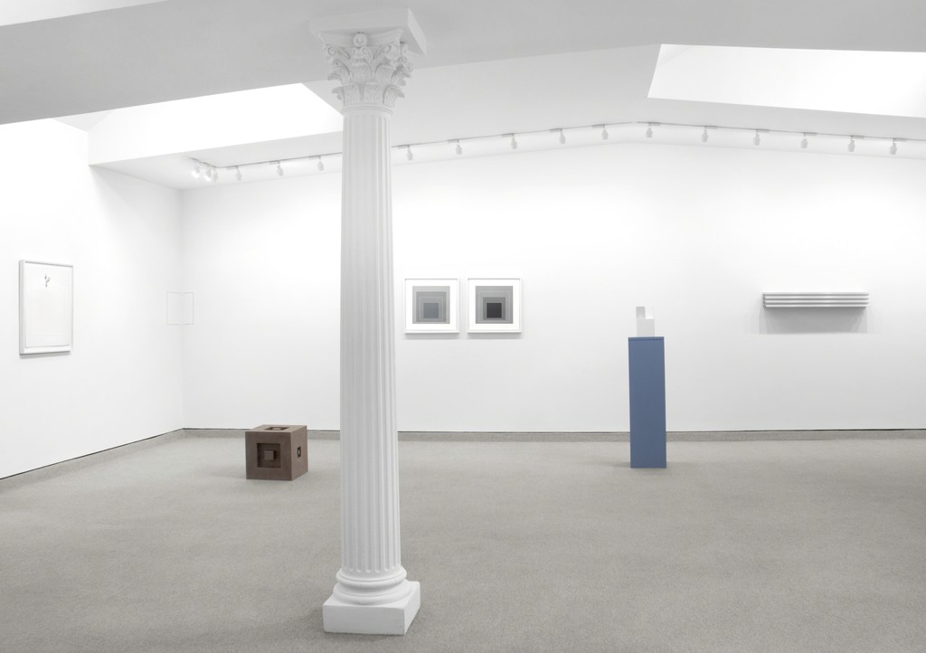From left to right Liliana Porter, Fred Sandback, Erwin Heerich, Josef Albers, Sol LeWitt and Donald Judd. From left to right Liliana Porter, Fred Sandback, Erwin Heerich, Josef Albers, Sol LeWitt and Donald Judd.