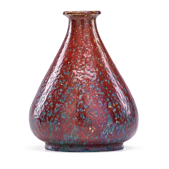 Pierre Adrien Dalpayrat, ‘Bulbous Oxblood Vase, France’, ca. 1900, Rago/Wright