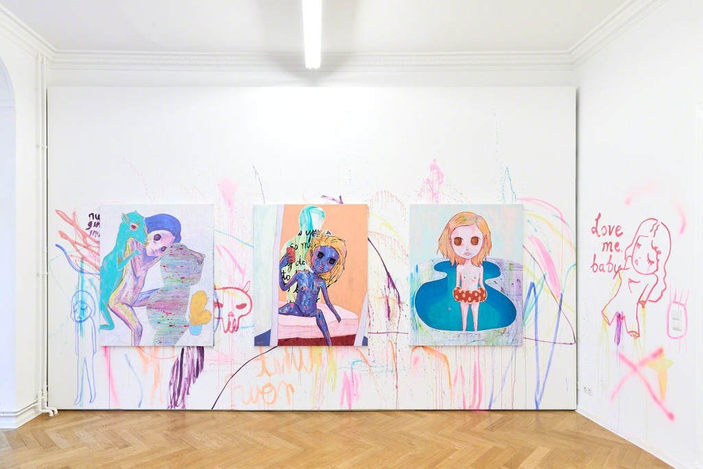 Installation view. Yeo Kaa, "Anxious Lustless Pechay". September 24 - October 5, 2018. Photo: Hannes Wiedemann Installation view. Yeo Kaa, "Anxious Lustless Pechay". September 24 - October 5, 2018. Photo: Hannes Wiedemann