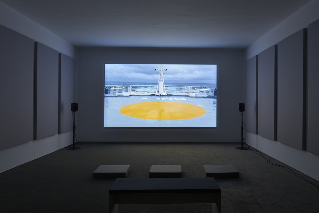 Charlotte Prodger, BRIDGIT, 2016, installation view, SculptureCenter, New York, 2017. Single-channel HD video. 32 minutes. Courtesy the artist, Hollybush Gardens, London and Koppe Astner, Glasgow. Photo: Kyle Knodell Charlotte Prodger, BRIDGIT, 2016, installation view, SculptureCenter, New York, 2017. Single-channel HD video. 32 minutes. Courtesy the artist, Hollybush Gardens, London and Koppe Astner, Glasgow. Photo: Kyle Knodell